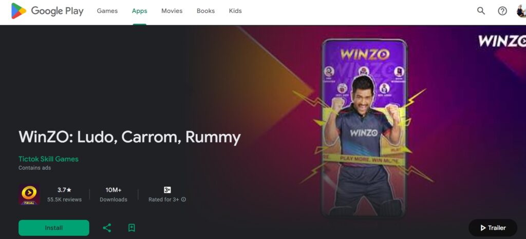 winzo bubble shooter paisa kamane wala game