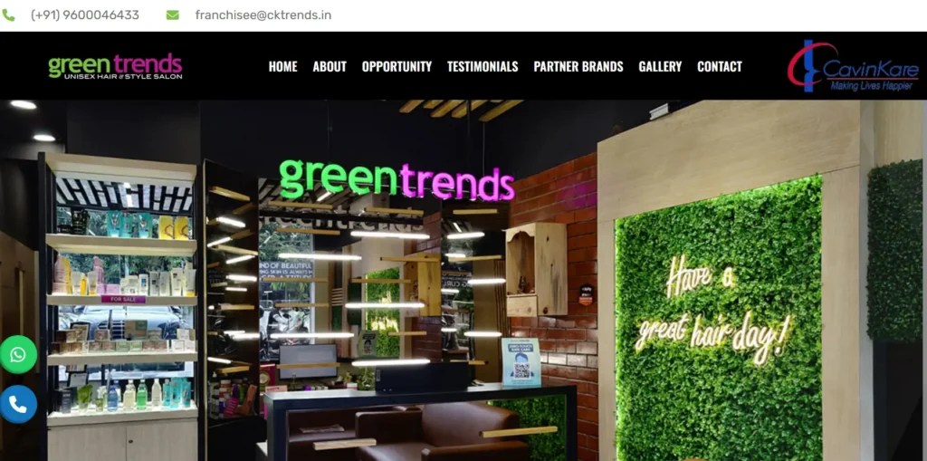 green trends franchise